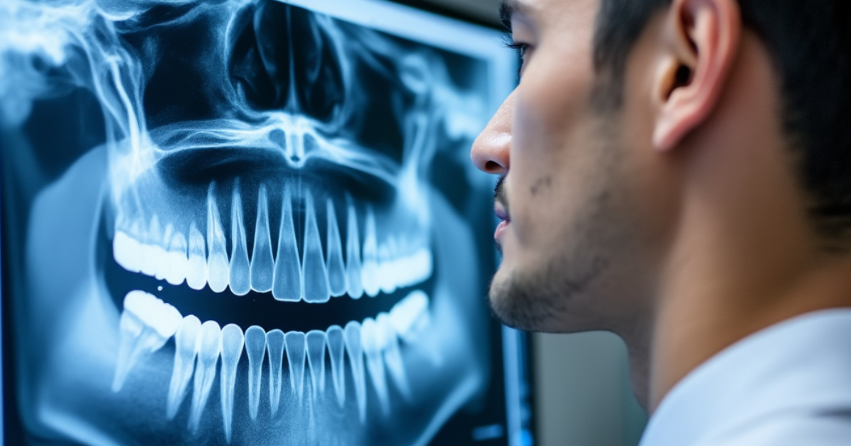 X ray ฟิล์มใหญ่ทั้งปาก